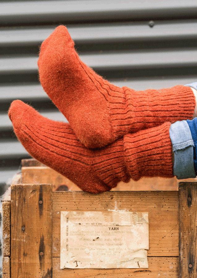 Photo of Yellow Earth Australia's Alpaca and Merino Health Socks