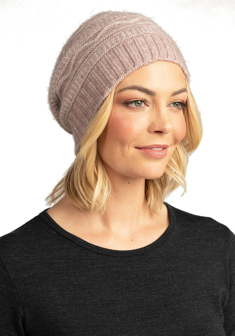 Peak Beanie - Fine Merino Wool, Brushtail Possum Fibre, Mulberry Silk Beanie - Made in New Zealand