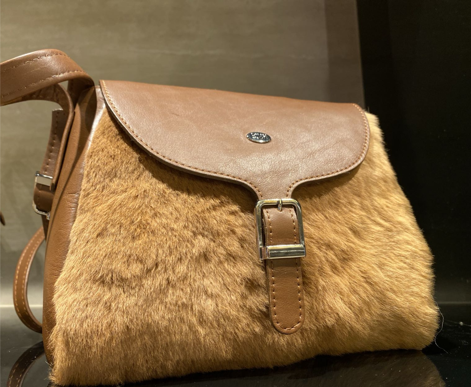 Kangaroo Fur Postie Bag — Handmade Australian Crossbody