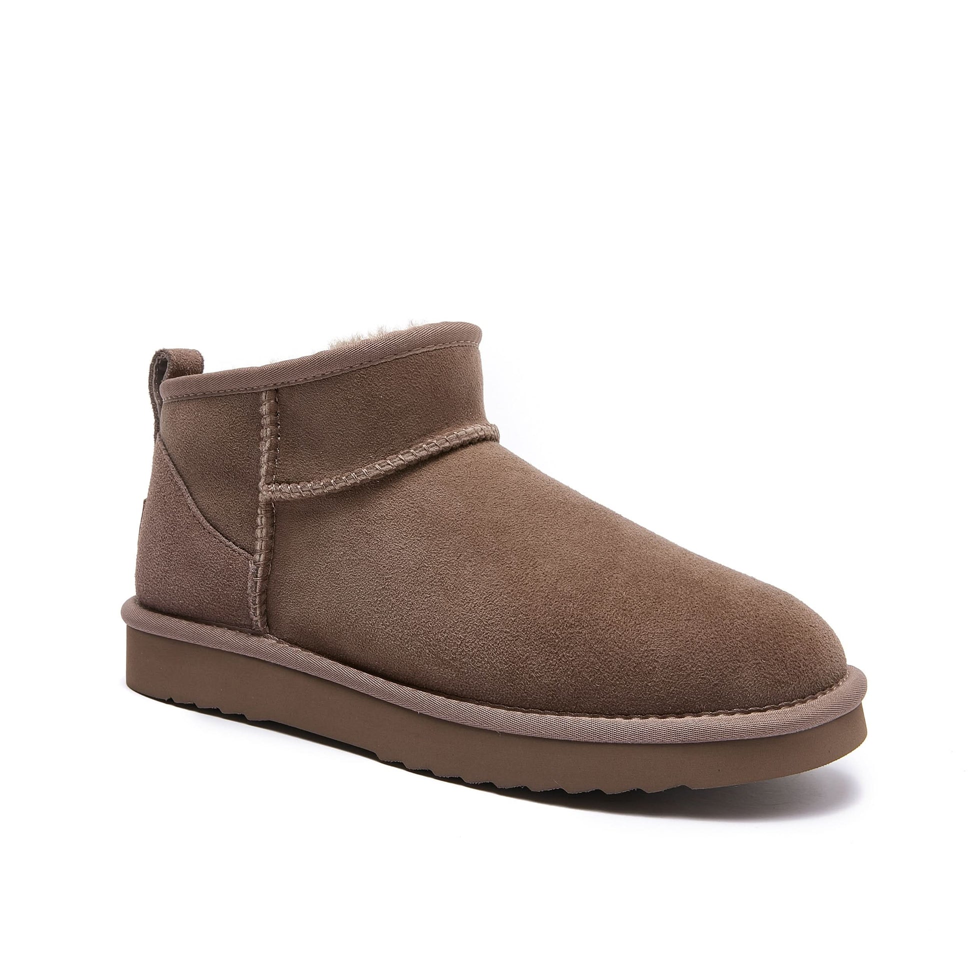 Classic Ultra Mini Ugg- Short Boot - 100% A-Grade Double Face Australian Sheepskin - Mushroom