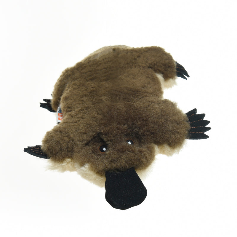 Puggle the Platypus - Sheepskin Toy for Babies - 100% Premium Soft Australian Lambskin