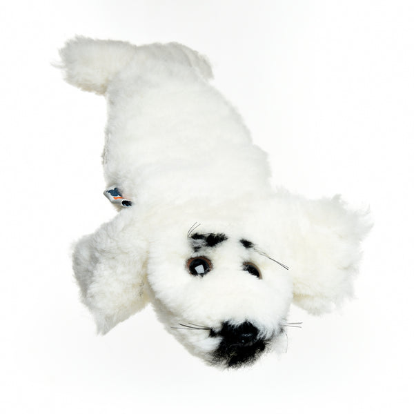 Jorgia the Harp Seal Pup - Sheepskin Toy for Babies - 100% Premium Soft Australian Lambskin