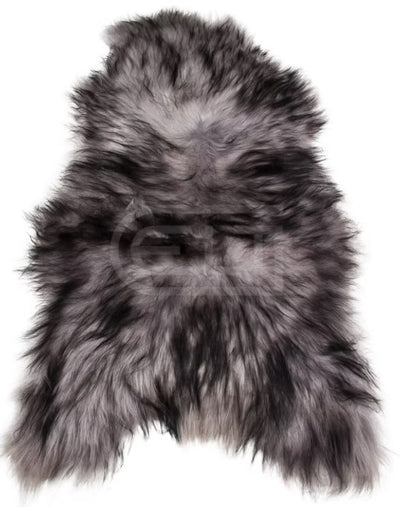 Icelandic Sheepskin Rug — XXL, 100% Genuine Long Wool - Argento