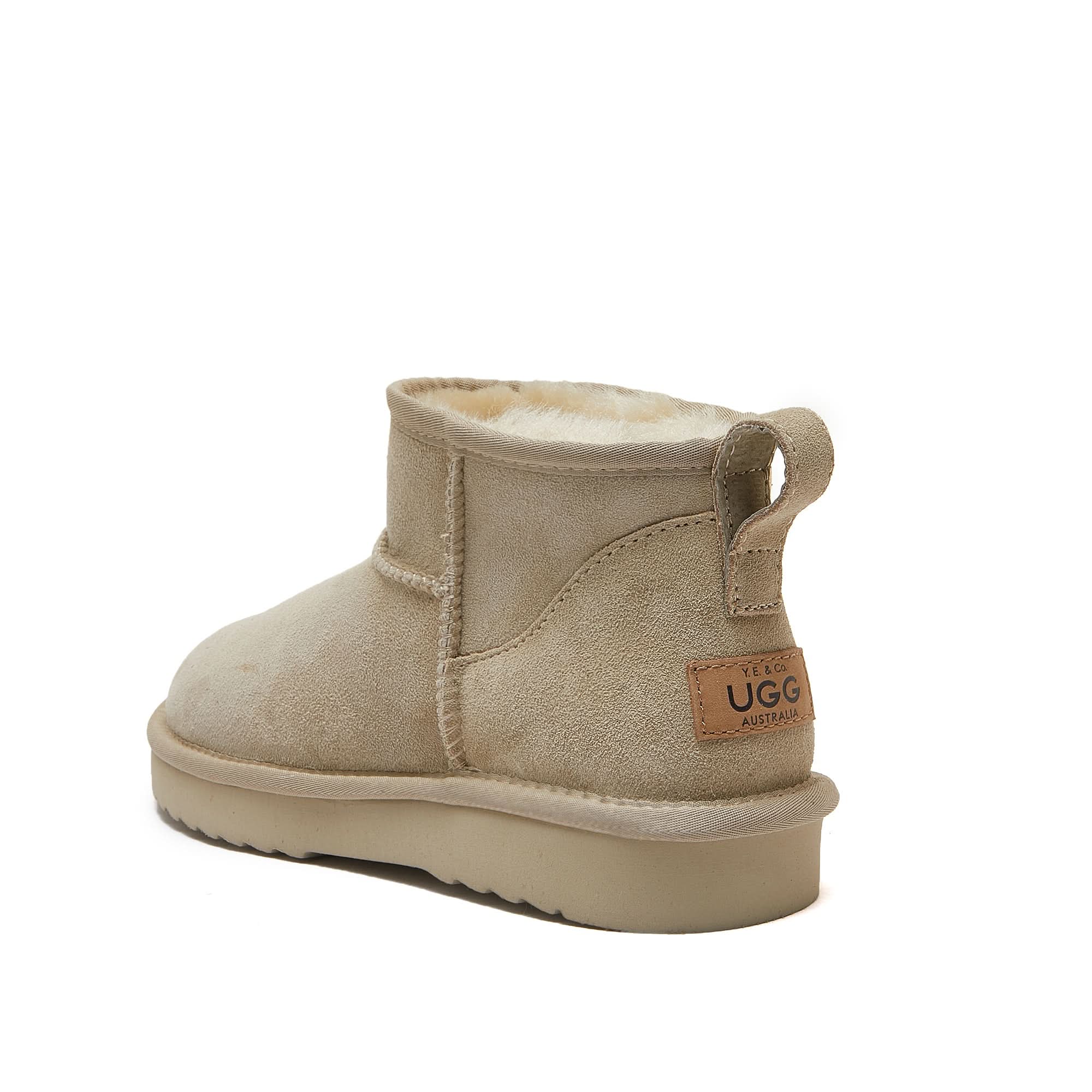 Classic Ultra Mini Ugg- Short Boot - 100% A-Grade Double Face Australian Sheepskin - Yellow Earth Australia