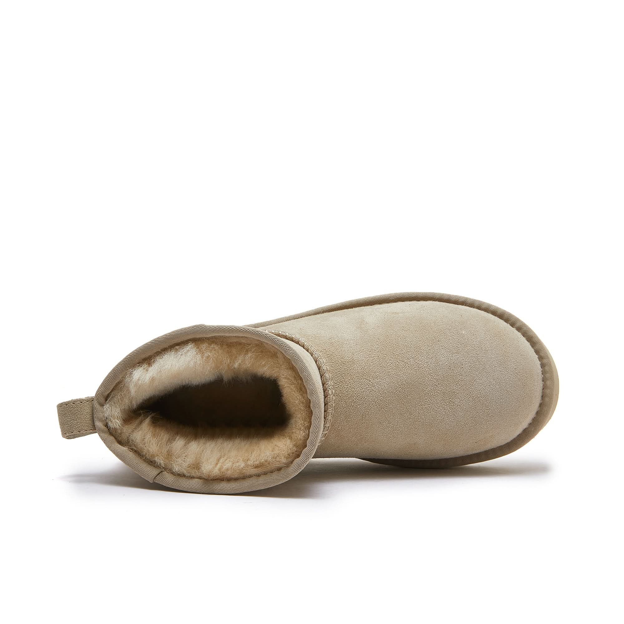Classic Ultra Mini Ugg- Short Boot - 100% A-Grade Double Face Australian Sheepskin - Yellow Earth Australia
