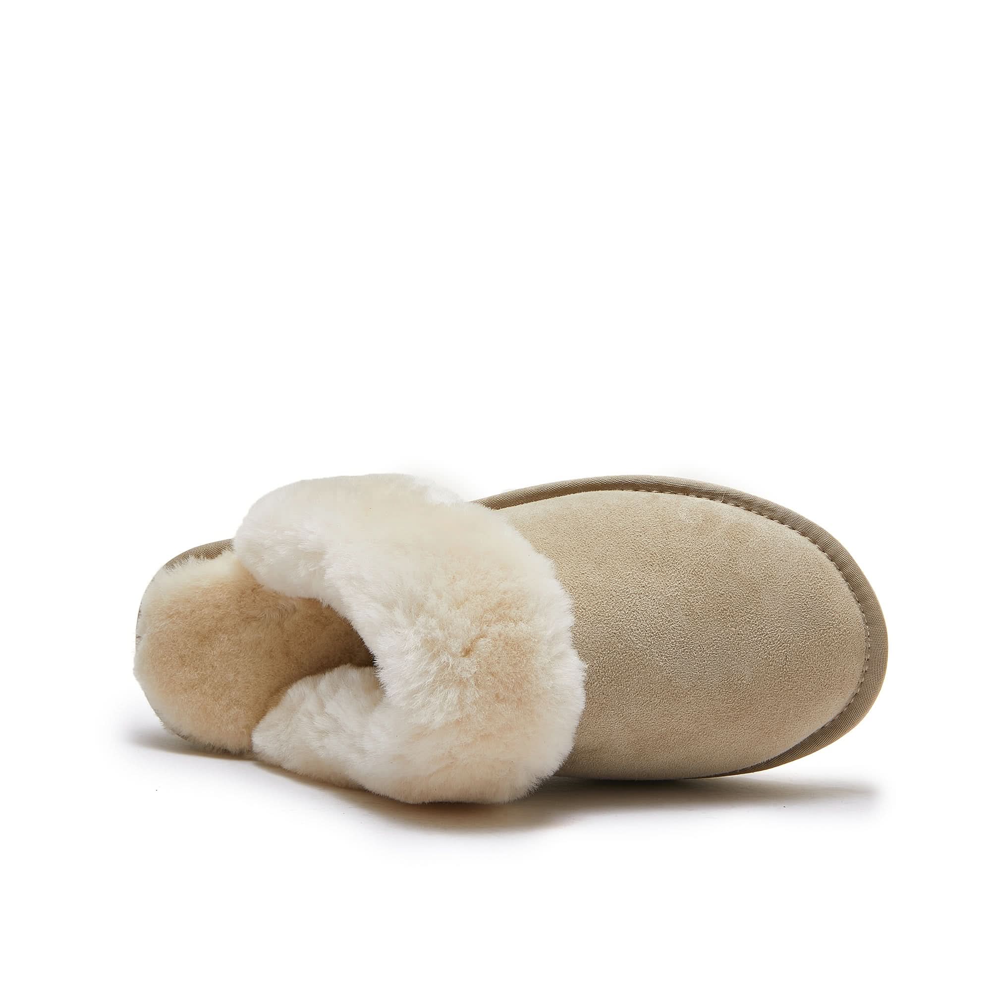 Women's Classic Scuff - EVA sole - 100% Australian Sheepskin Slippers - Yellow Earth Australia