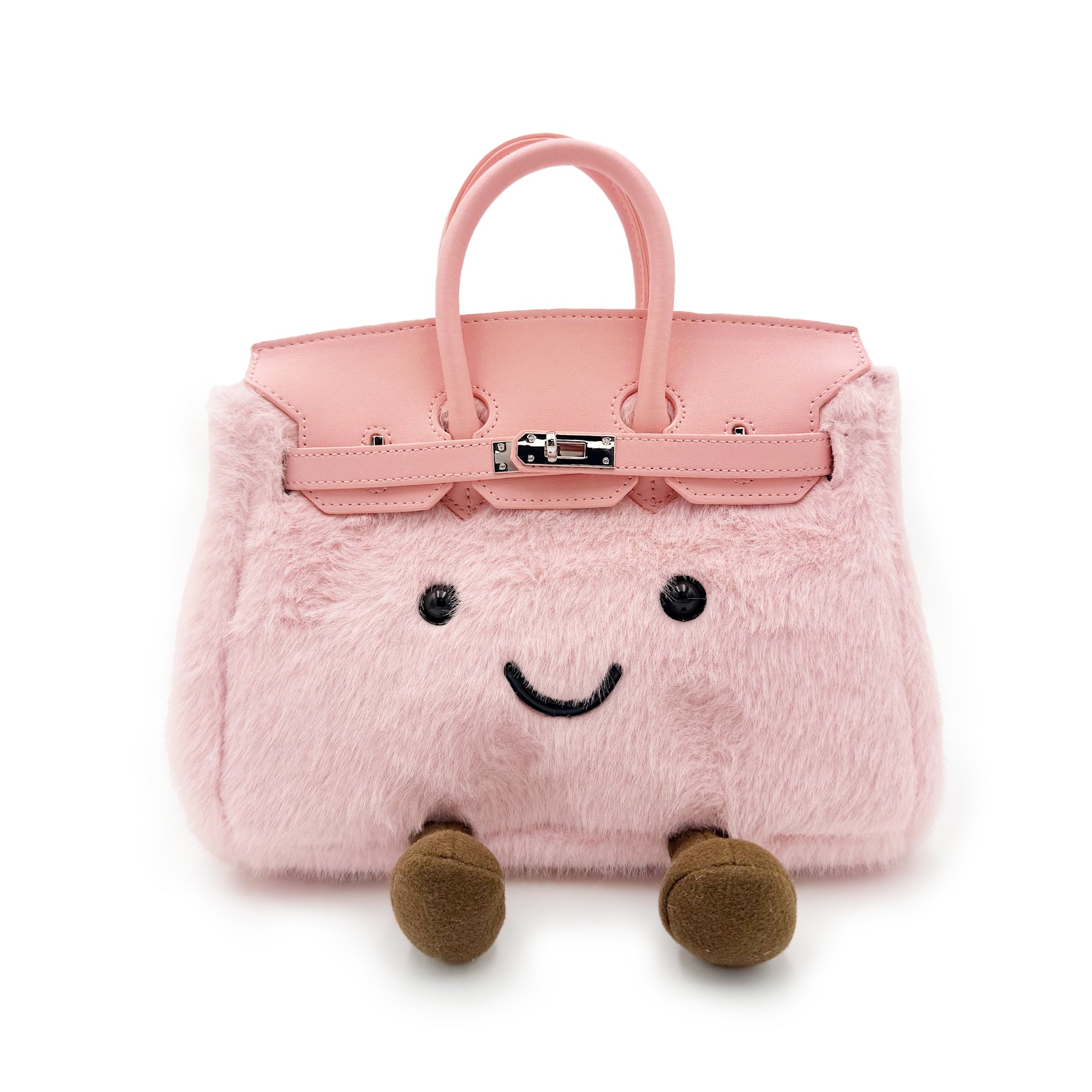 The Jolly Bag - Pink - Lightweight Plush Handbag - Viral Sensation