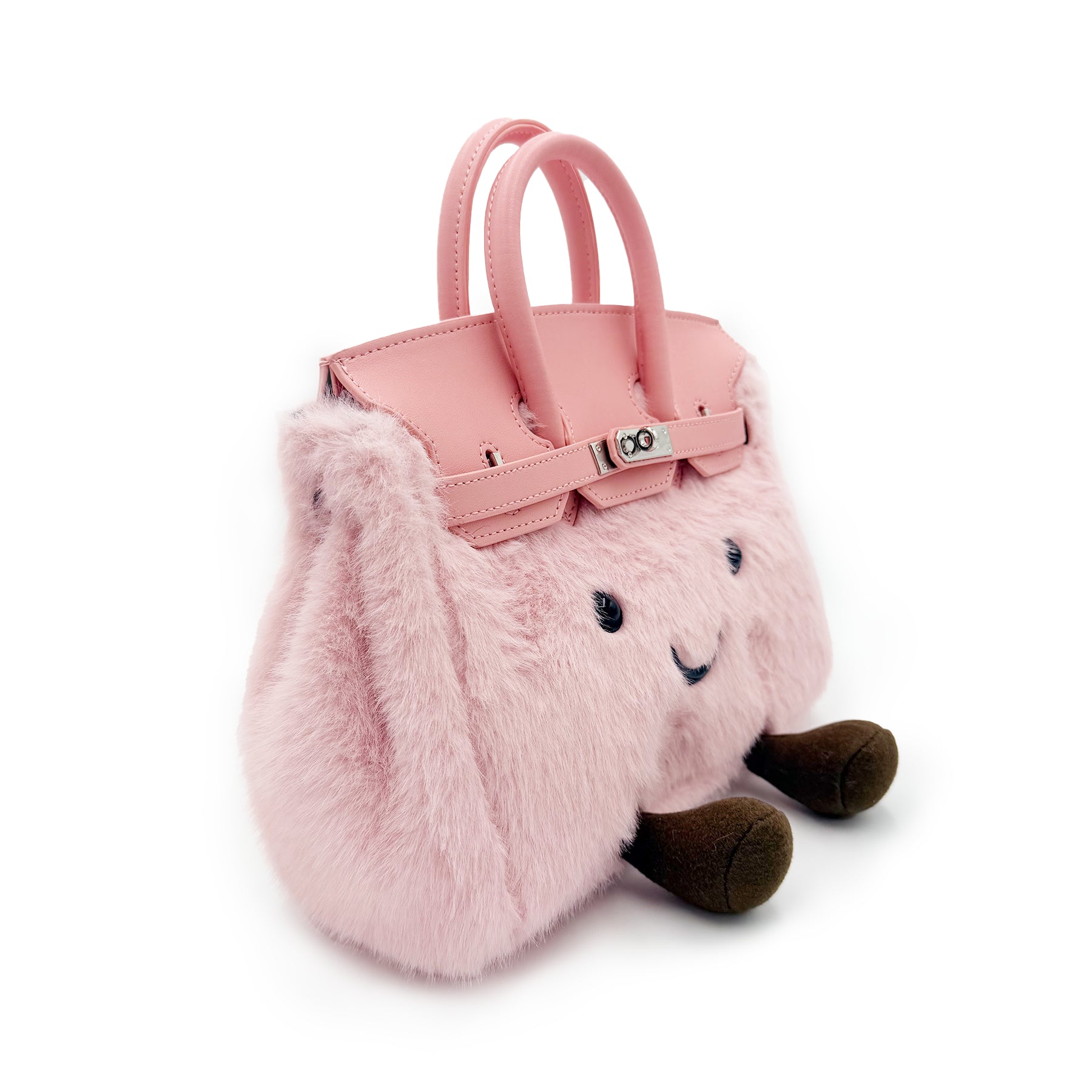 The Jolly Bag - Pink - Lightweight Plush Handbag - Viral Sensation