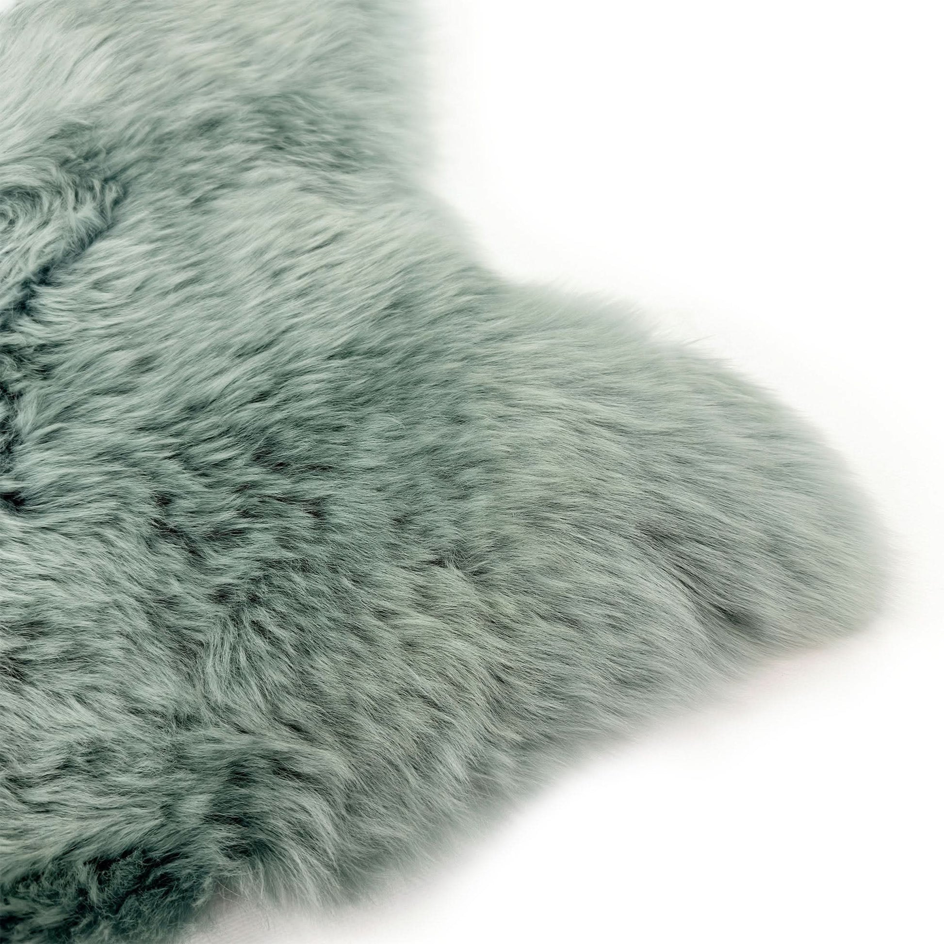 Sheepskin Rug - Mint Green - XXL - Long Wool Australian Merino Sheepskin
