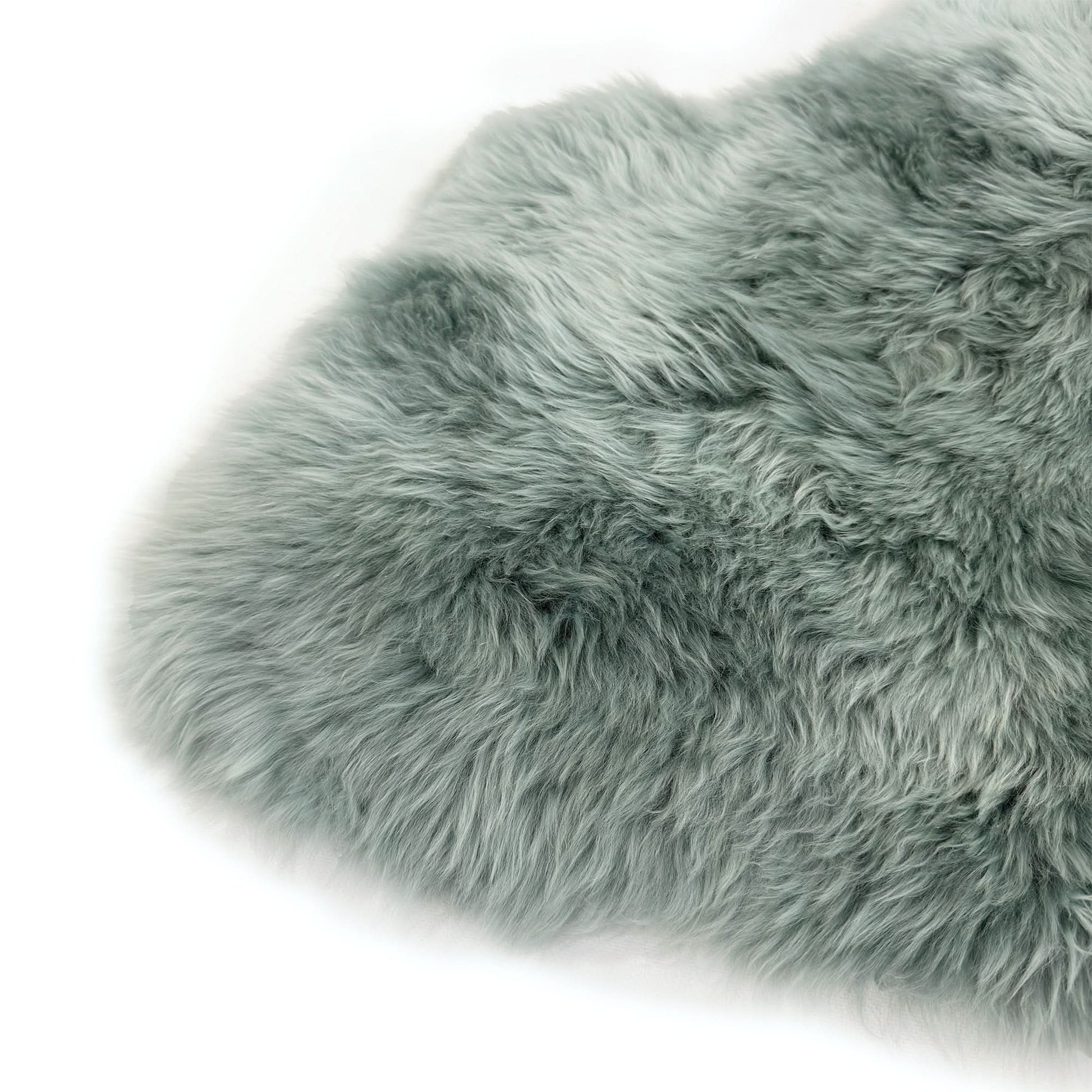 Sheepskin Rug - Mint Green - XXL - Long Wool Australian Merino Sheepskin