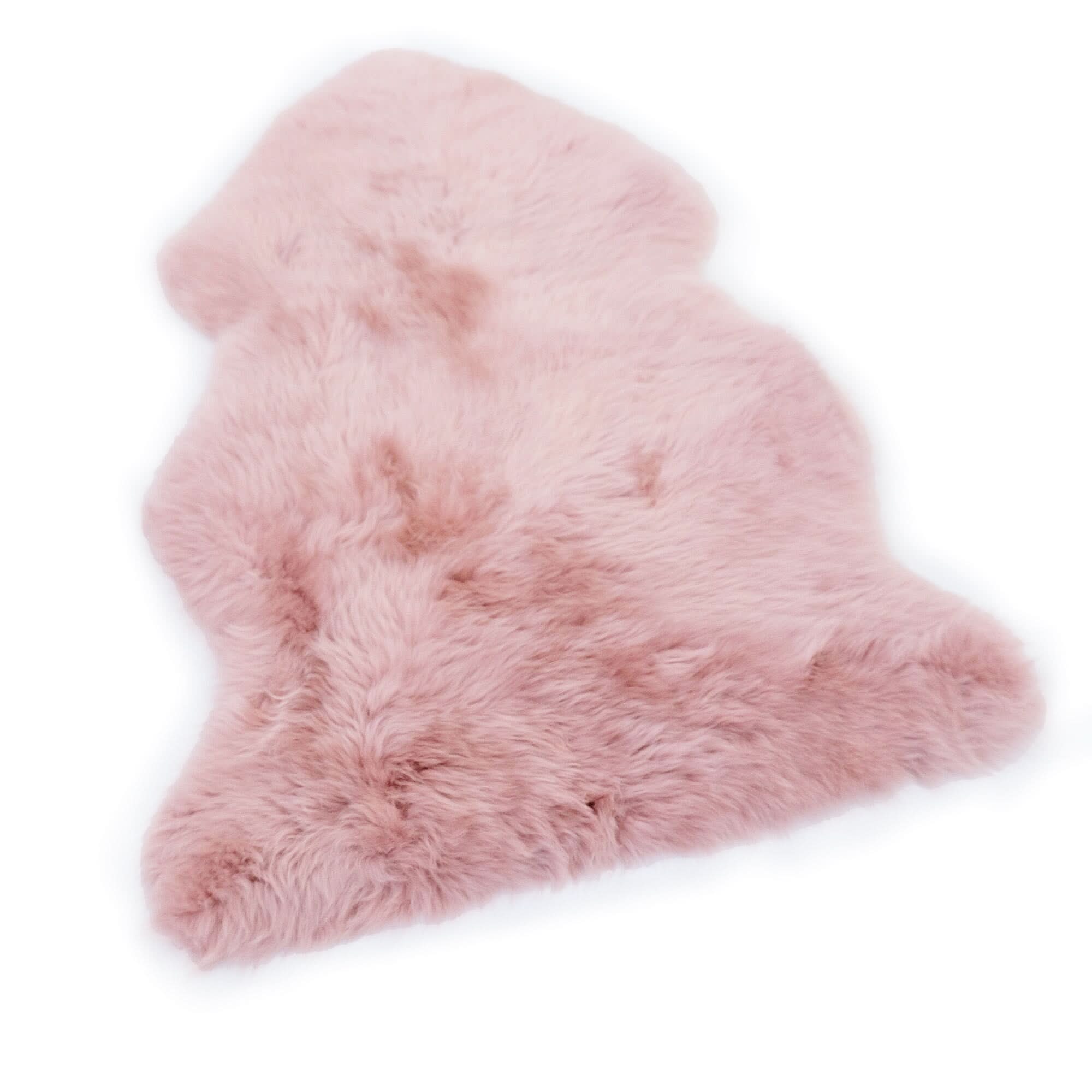 Sheepskin Rug - Dust Pink - XXL - Long Wool Australian Merino Sheepskin