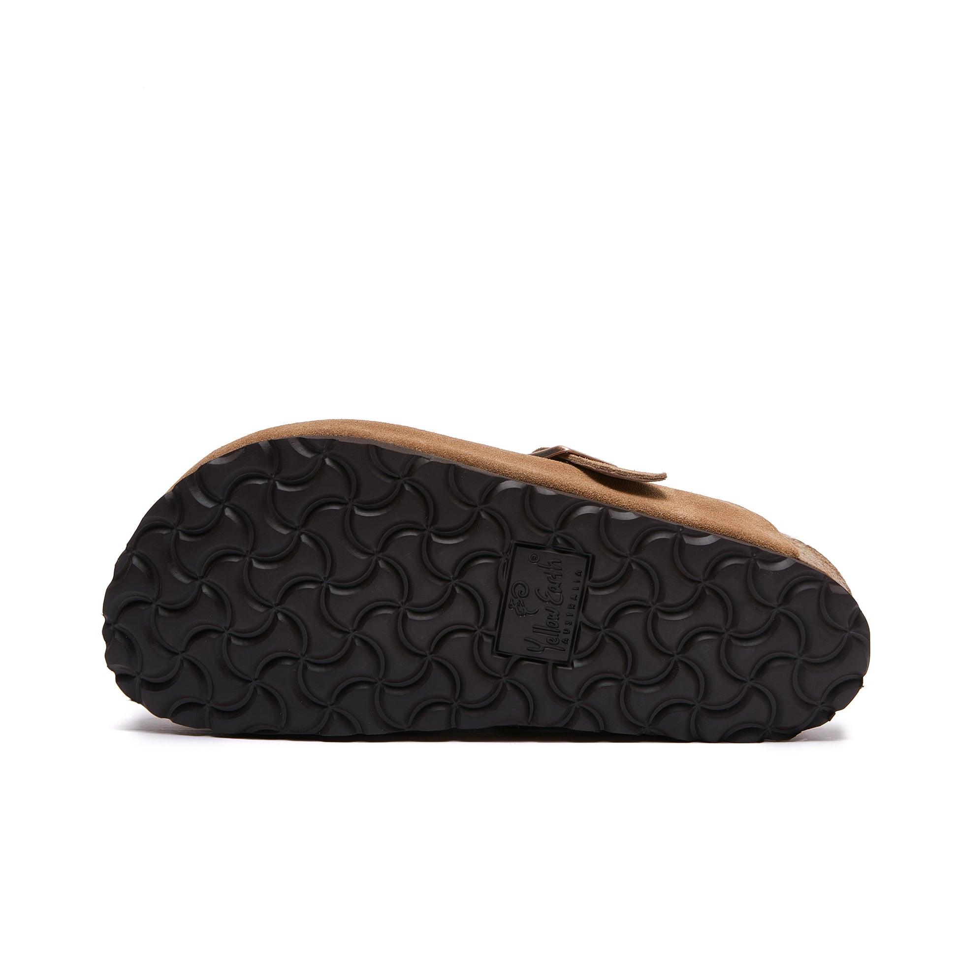 Robin Wool-Lined - Mink - Premium Suede Clogs with Sheepskin Lining - Bottom