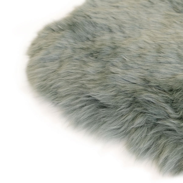 Sheepskin Rug - Green Tea - Super Double Length (200x60-65cm) - Long Wool Australian Merino Sheepskin