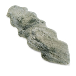 Sheepskin Rug - Green Tea - Super Double Length (200x60-65cm) - Long Wool Australian Merino Sheepskin