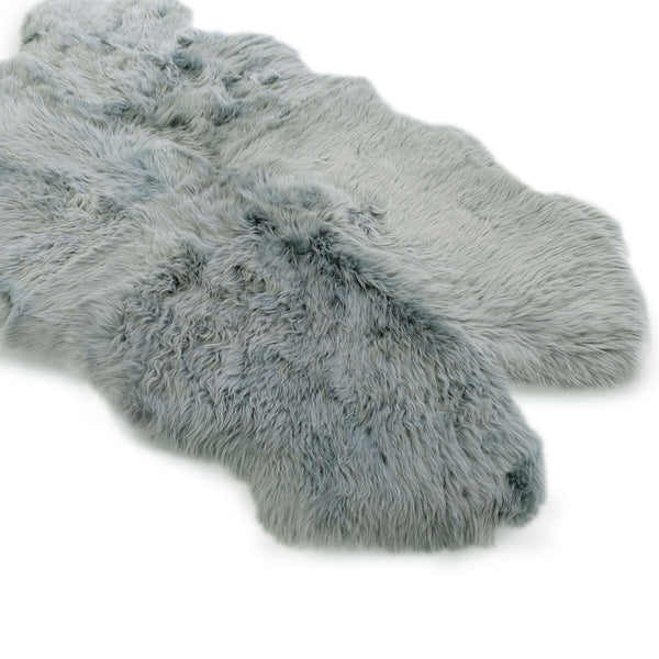 Sheepskin Rug - Green Tea - Quad 180 x 110cm - Long Wool Australian Merino Sheepskin