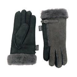 Women's Two Tone Glove - Premium Genuine Sheepskin Glove