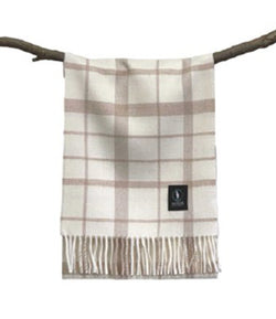 Baby Alpaca Wool Scarf - Lightweight, Super Warm, Ethically Sourced - Cream Beige