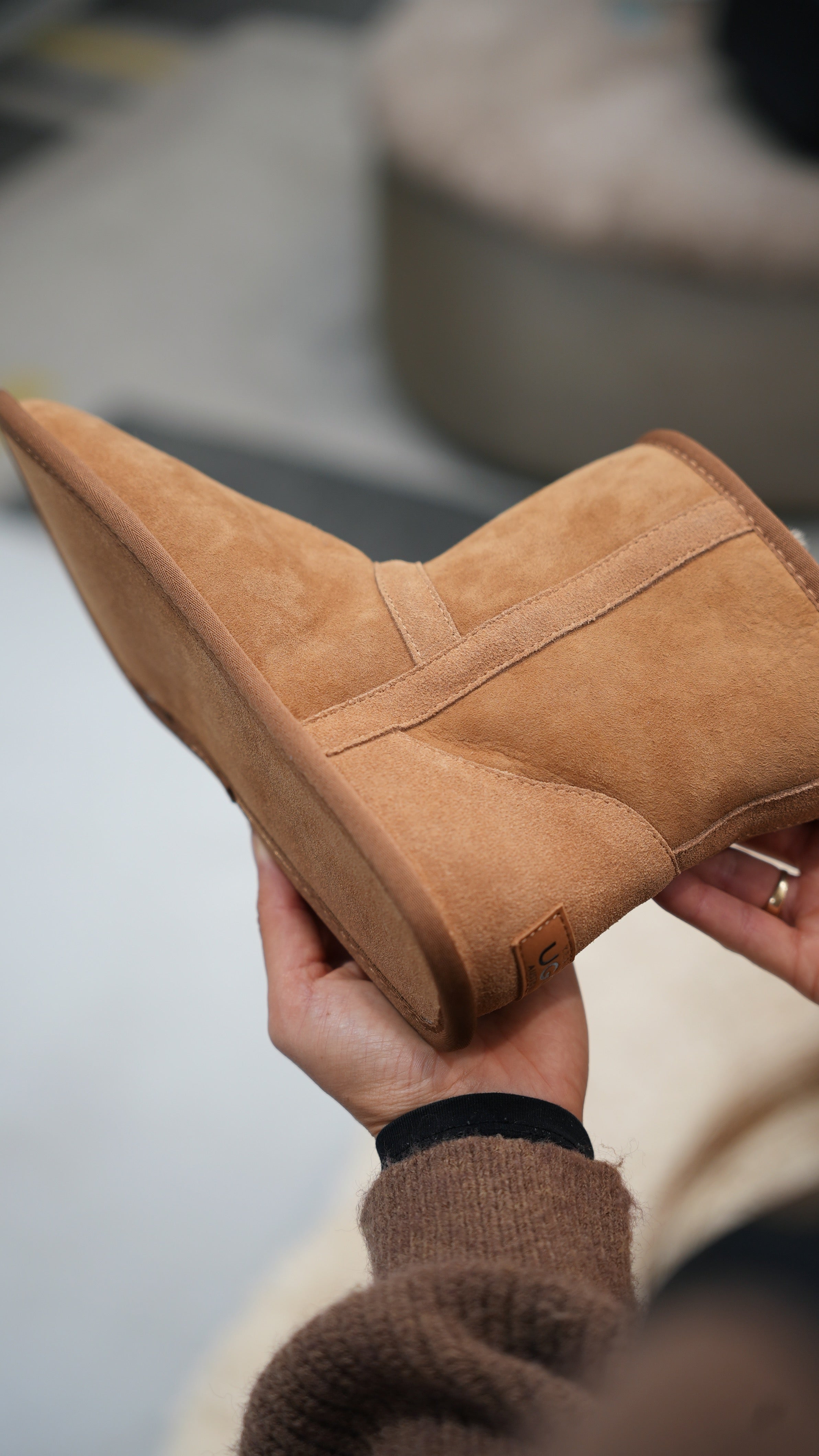 Byron Classic Women's Men's UGG Boots - Soft Leather Suede Sole - 100% Double Face Australian Sheepskin Boot