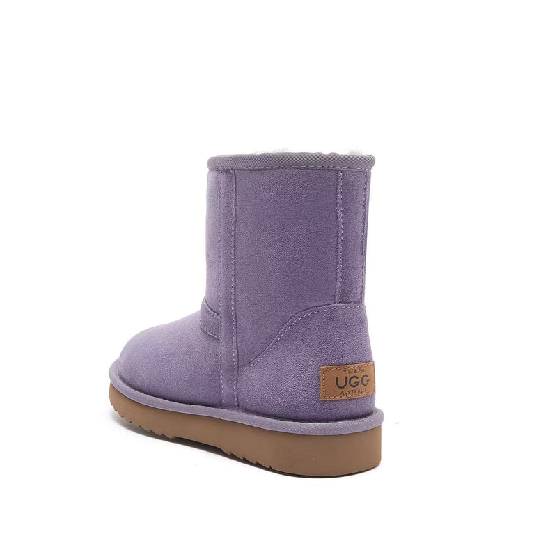 Byron Classic Women's Men's UGG Boots - Flex Sole - Lavender - 100% Double Face Australian Sheepskin Boot - Yellow Earth Australia