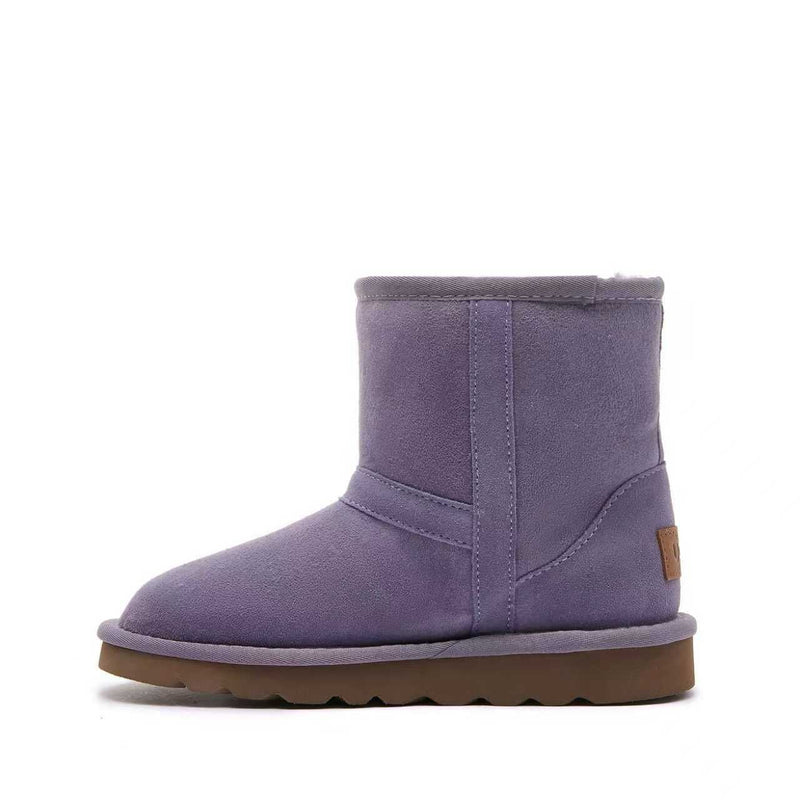 Byron Toddler UGG Boots - 100% Genuine A-Grade Australian Sheepskin For Little Kids (Age 0-7) - Lavender - Yellow Earth Australia