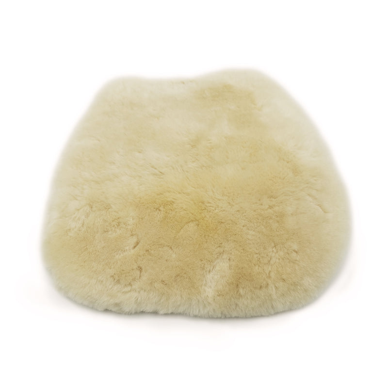 Chair Mat with Elastic Straps (or Motorcycle Seat Cover) - Ivory - Made From 100% Genuine Australian Merino Sheepskin