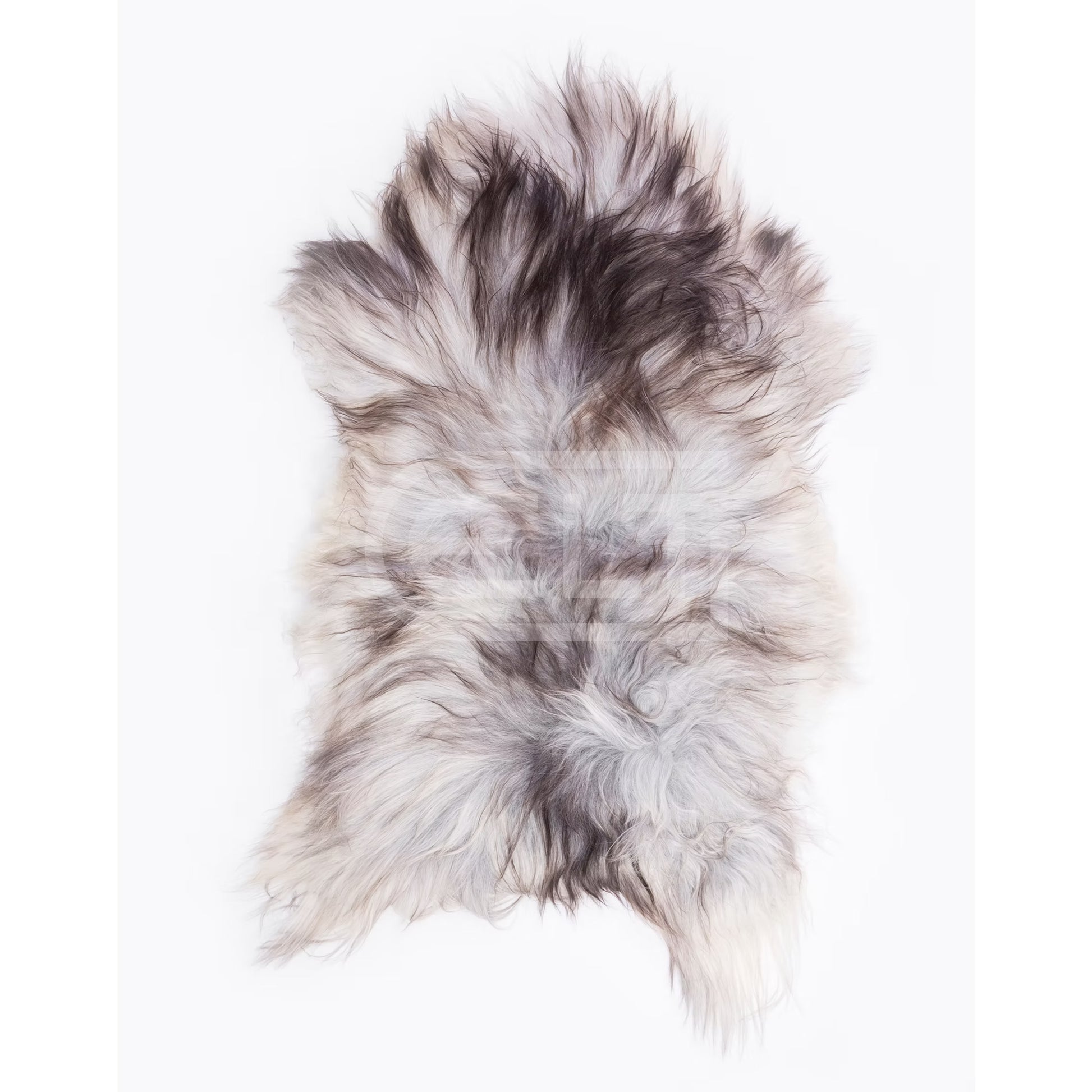 Icelandic Sheepskin Rug — XXL, 100% Genuine Long Wool - Fog
