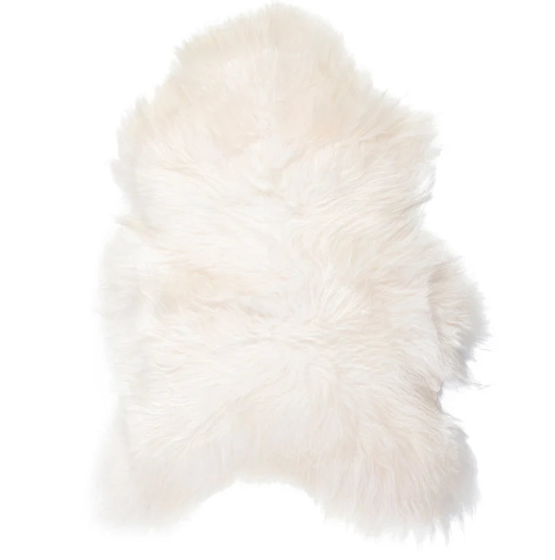 Icelandic Sheepskin Rug — XXL, 100% Genuine Long Wool - Glacier