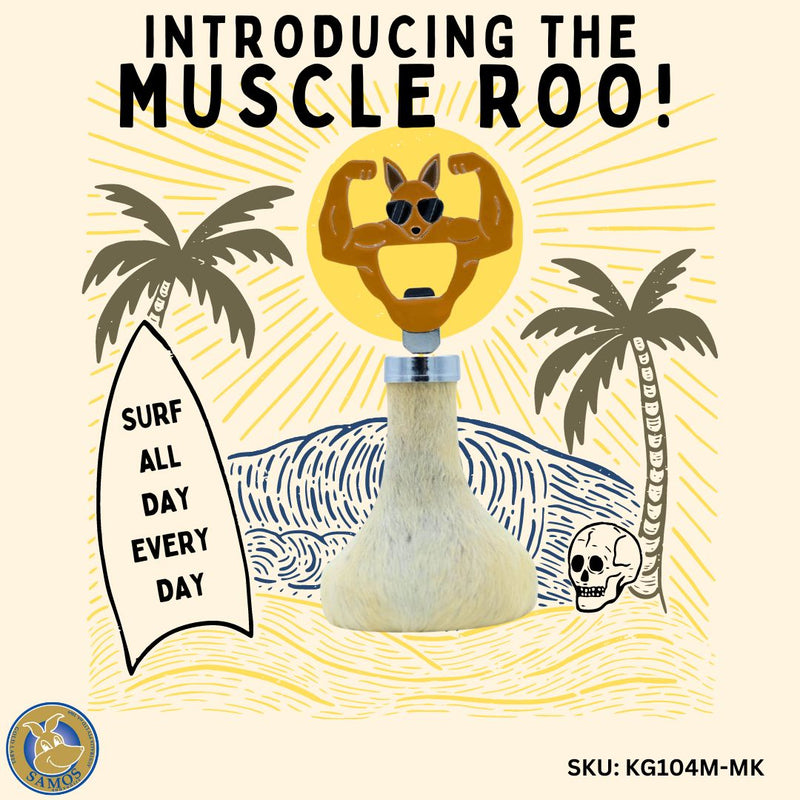 Kangaroo Scrotum Bottle Opener – Muscle Kangaroo (Deluxe)