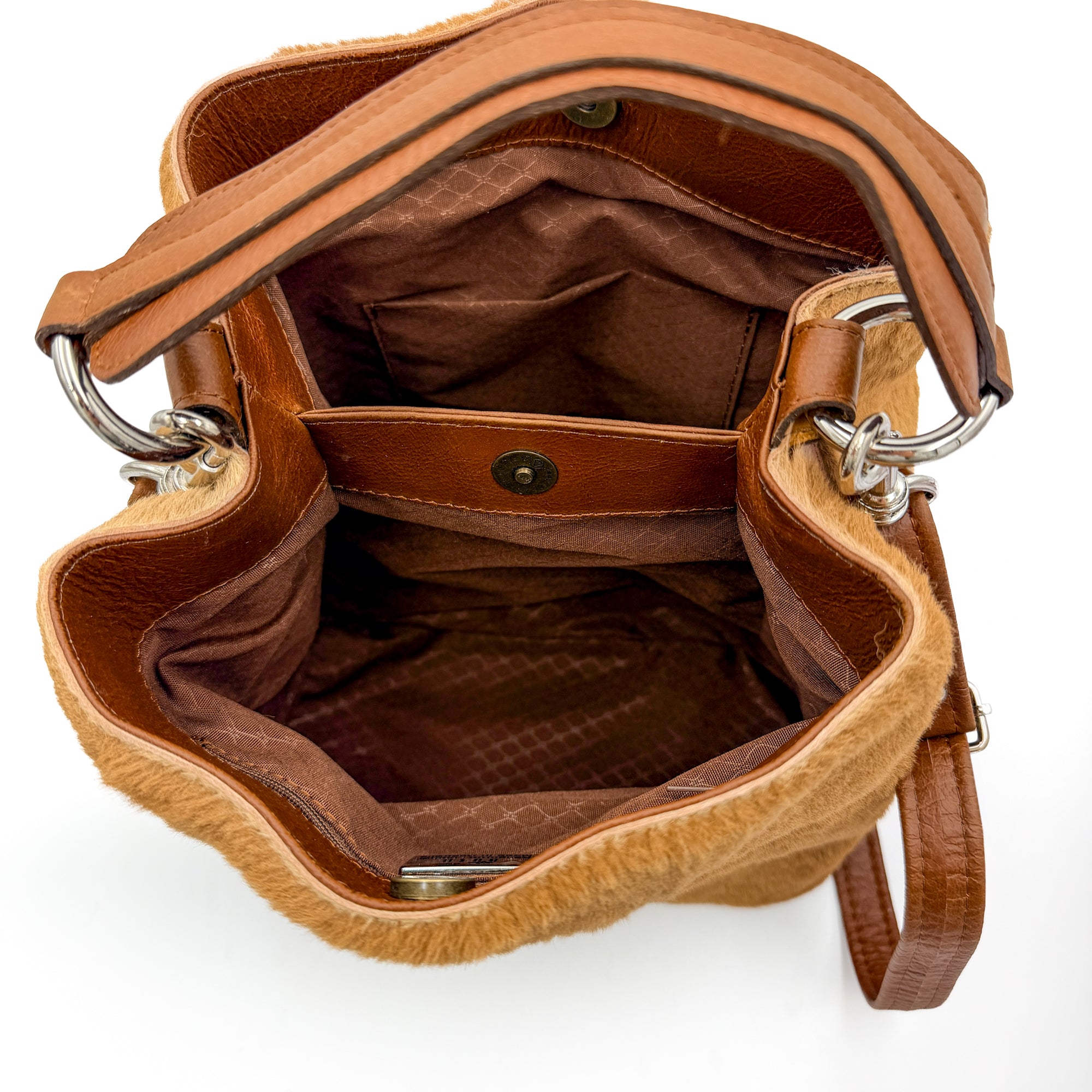 product image for Kangaroo Fur Bucket Bag — Handmade Australian Leather