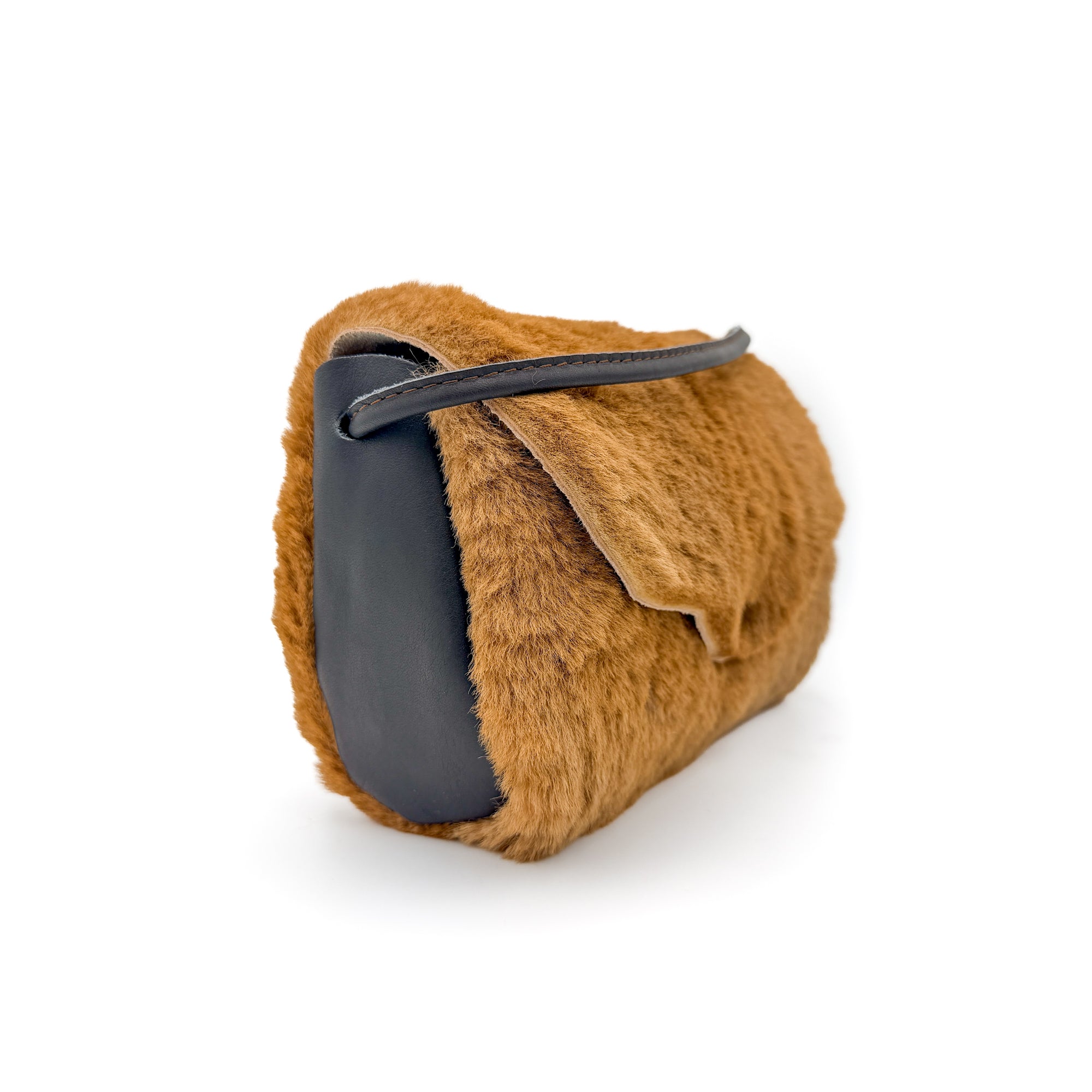 product image for Kangaroo Fur Flap Over Bag — Handmade Australian Crossbody