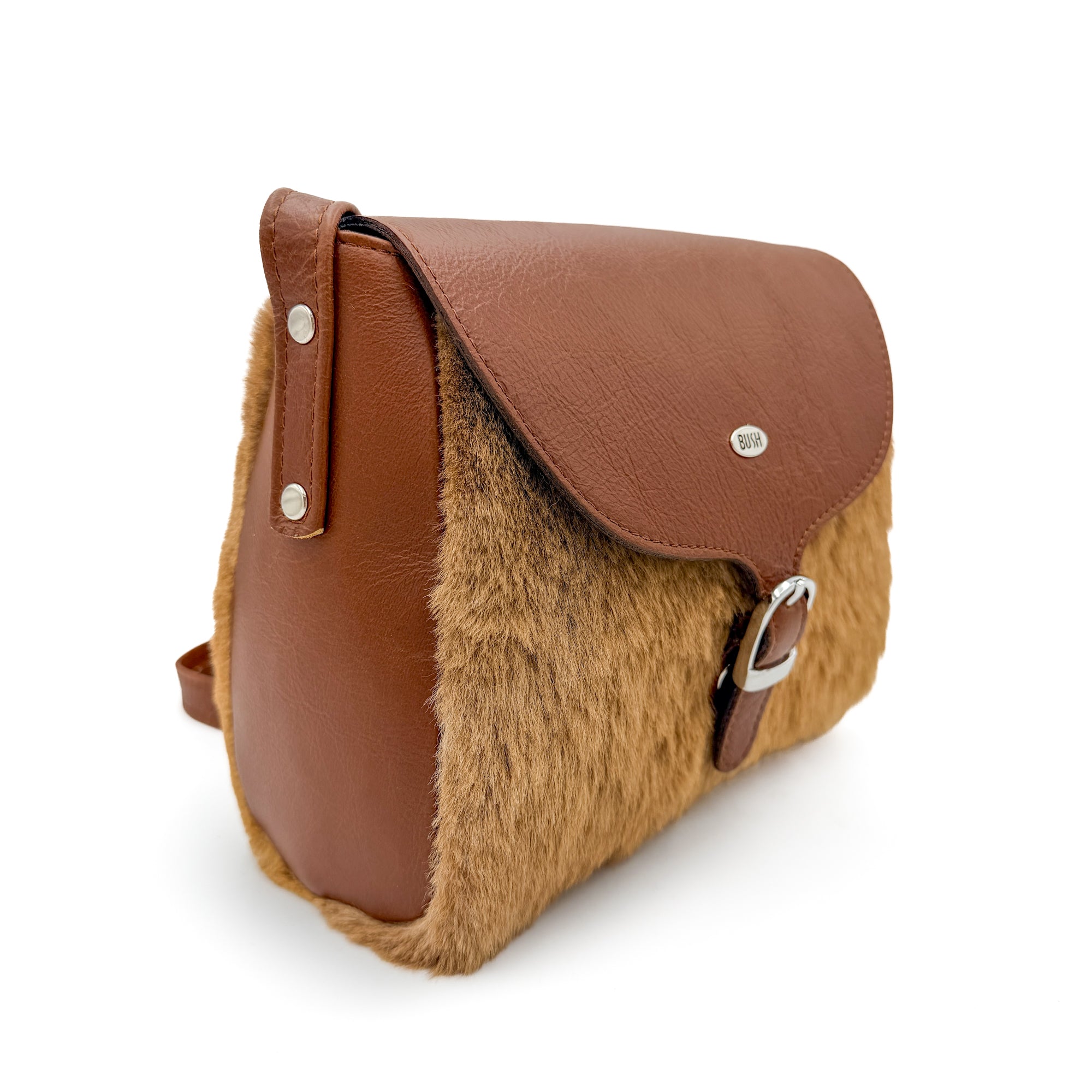 product image for Kangaroo Fur Postie Bag — Handmade Australian Crossbody