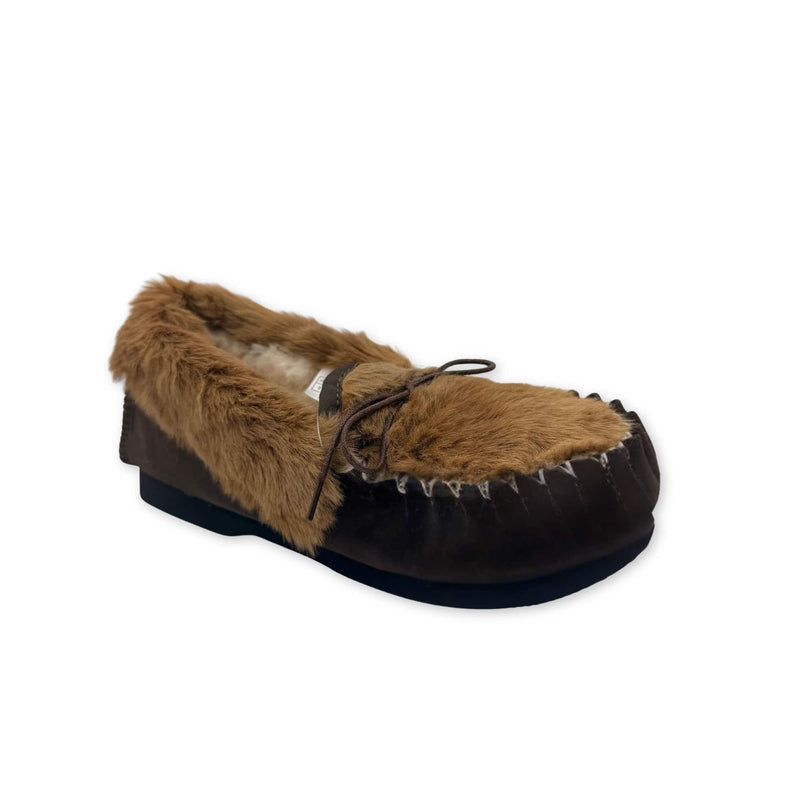 Kangaroo Fur Sheepskin Moccasin Slippers – Unisex Aussie Style Comfort