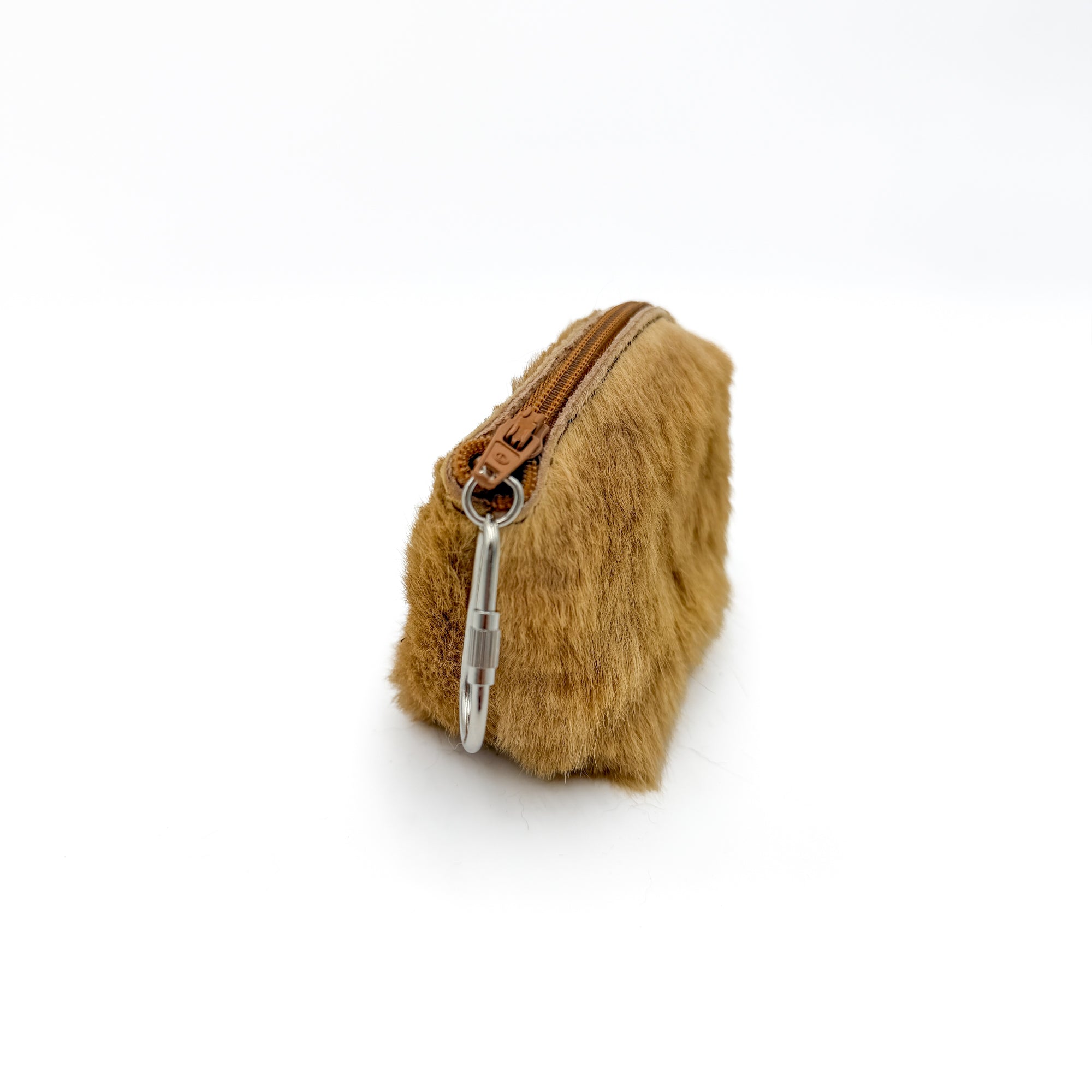 product image for Kangaroo Fur Zip Coin Purse — Handmade Australian Leather