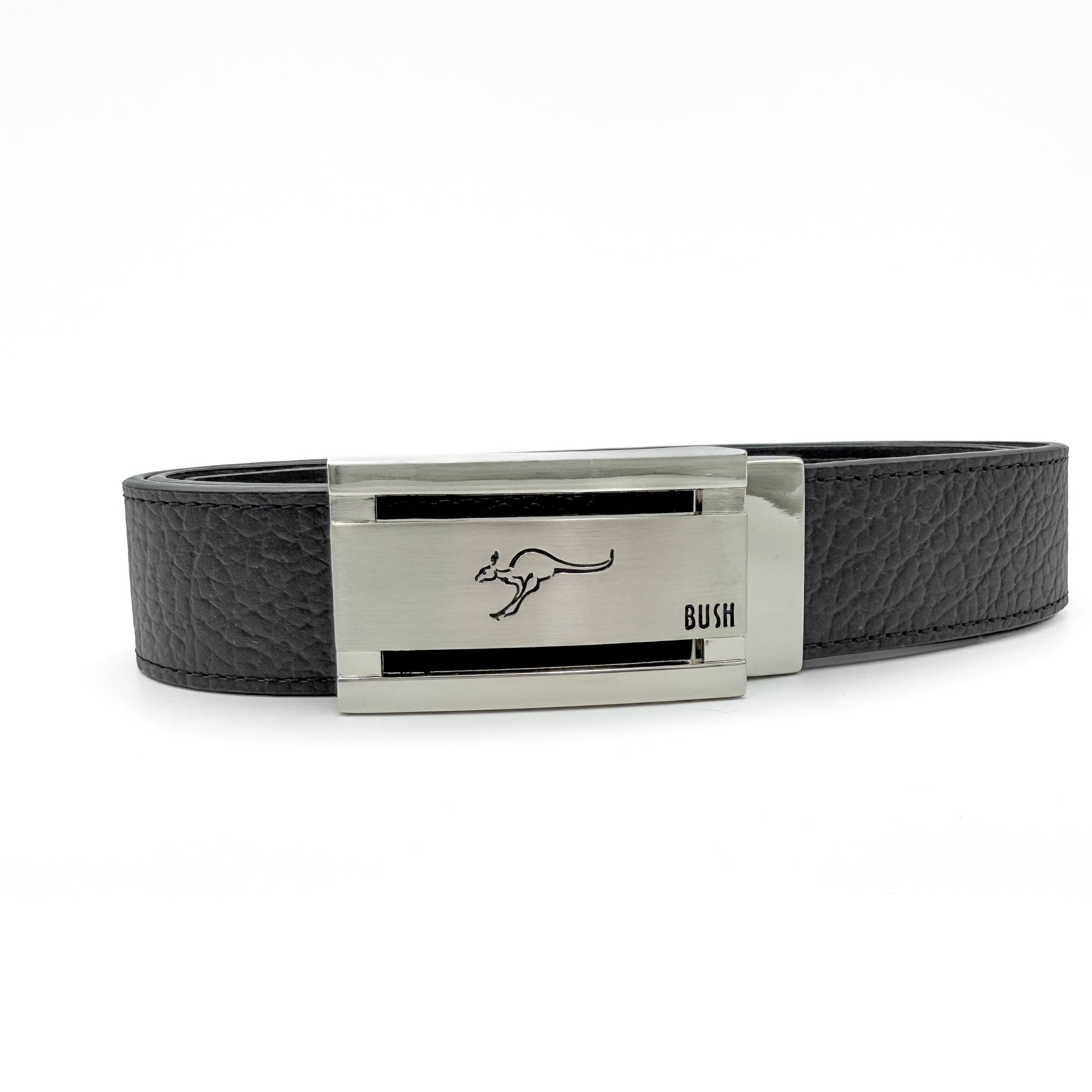 product image for Kangaroo Leather Belt | Bush Buckle — Handmade Australian Men's Belt
