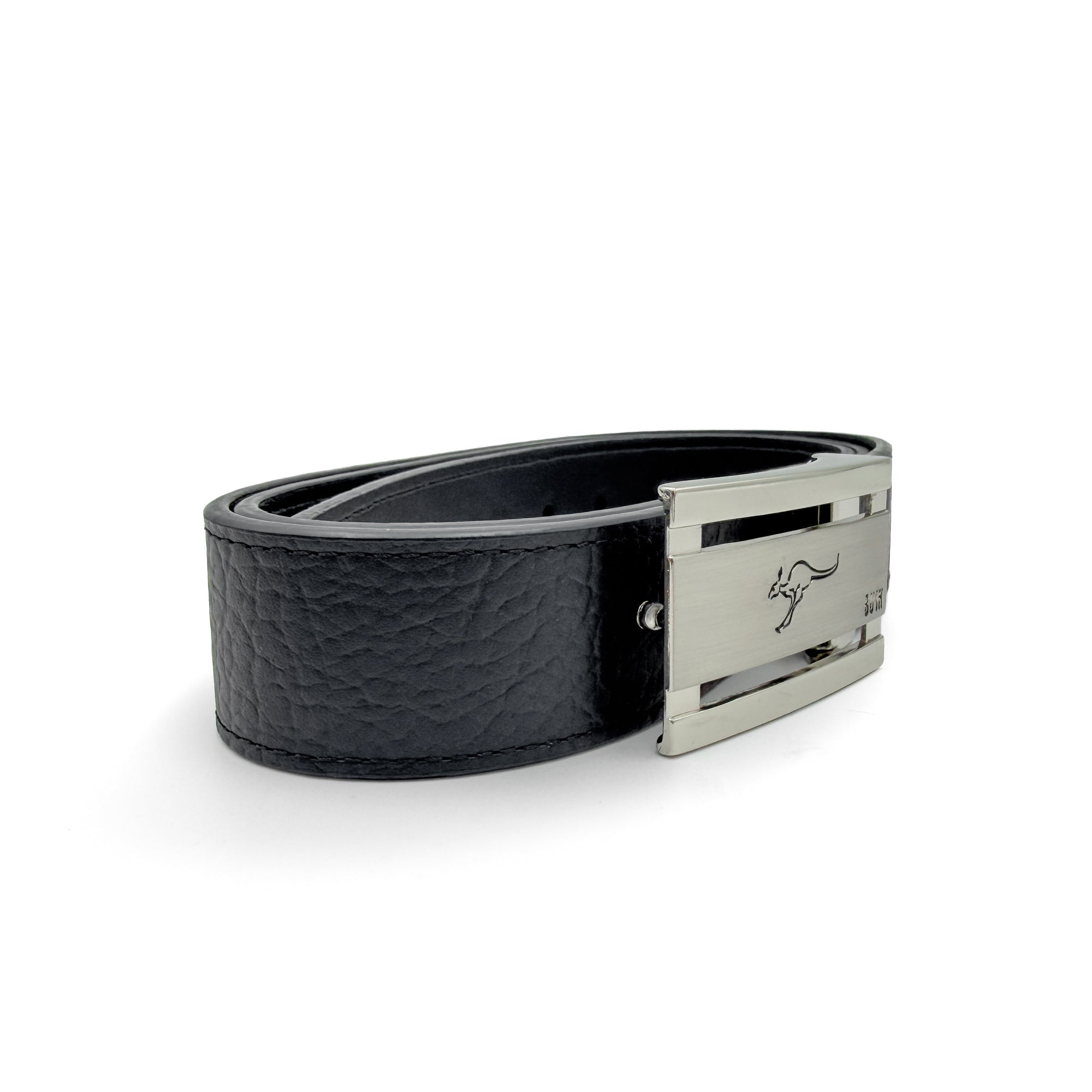 product image for Kangaroo Leather Belt | Bush Buckle — Handmade Australian Men's Belt