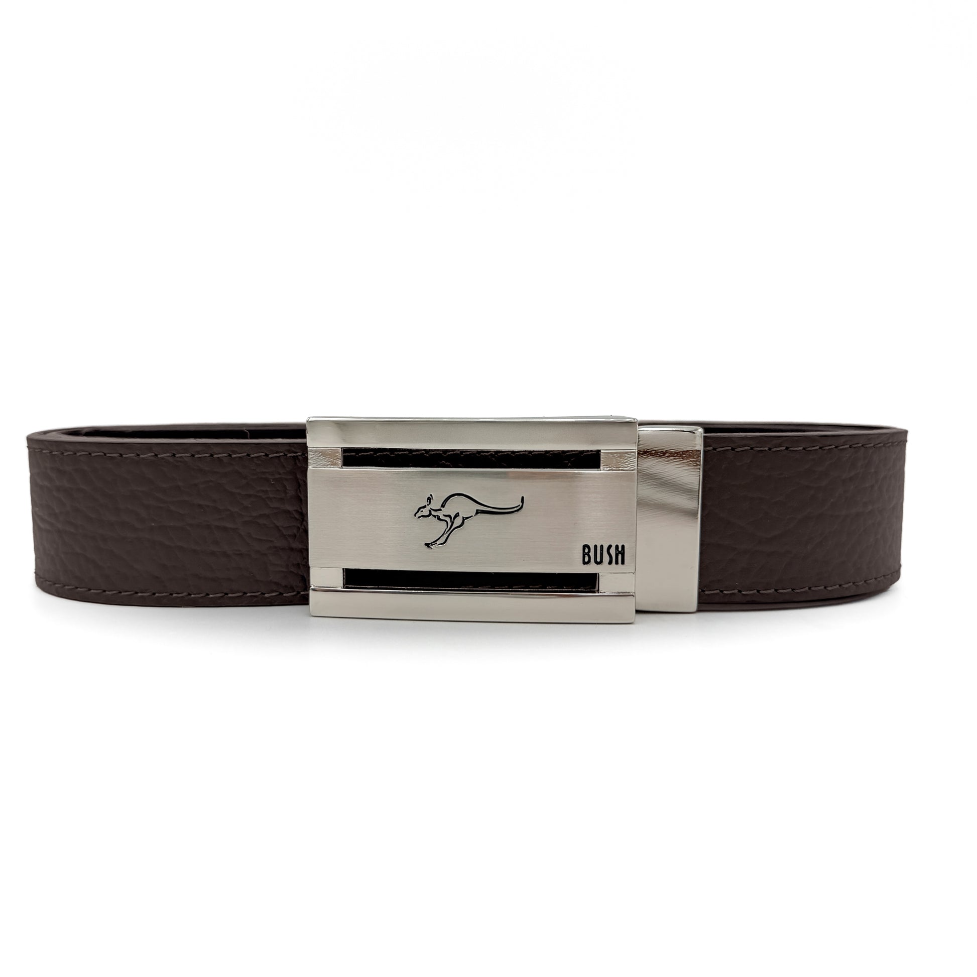 product image for Kangaroo Leather Belt | Bush Buckle — Handmade Australian Men's Belt