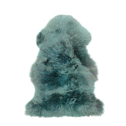 Sheepskin Rug - Caspian Green - Large Imperfectly Perfect - Long Wool Australian Merino