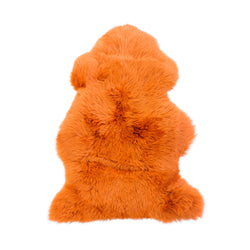 Sheepskin Rug - Russett Burnt Orange - Large Imperfectly Perfect - Long Wool Australian Merino