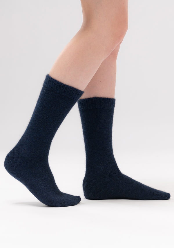 Possum/Merino/Silk Socks - Unisex - Fine Merino Wool, Brushtail Possum Fibre, Silk Blend - Zephry - Made in New Zealand