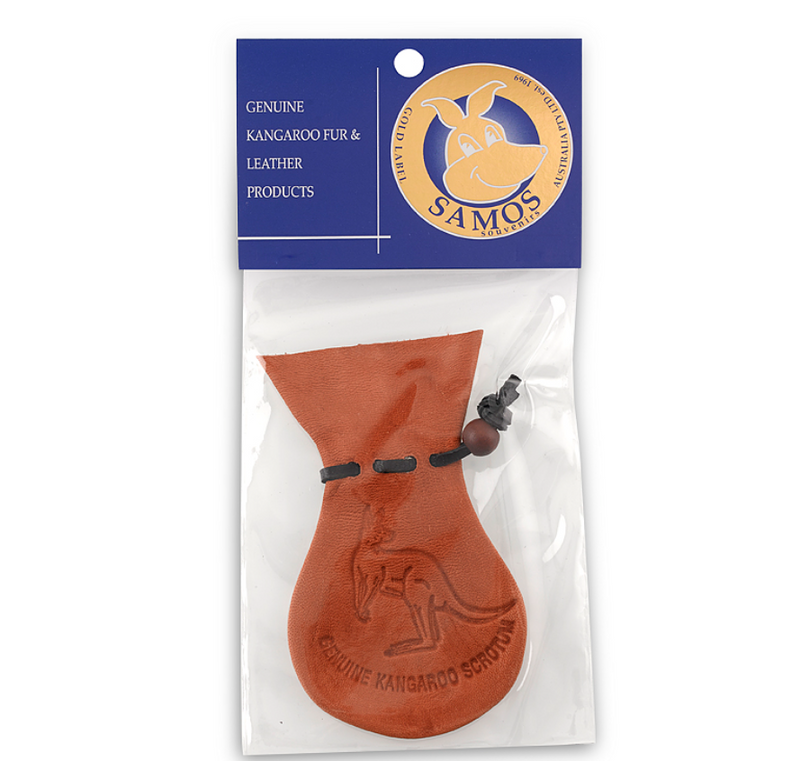 Genuine Kangaroo Leather Scrotum Pouch Small - Main Image