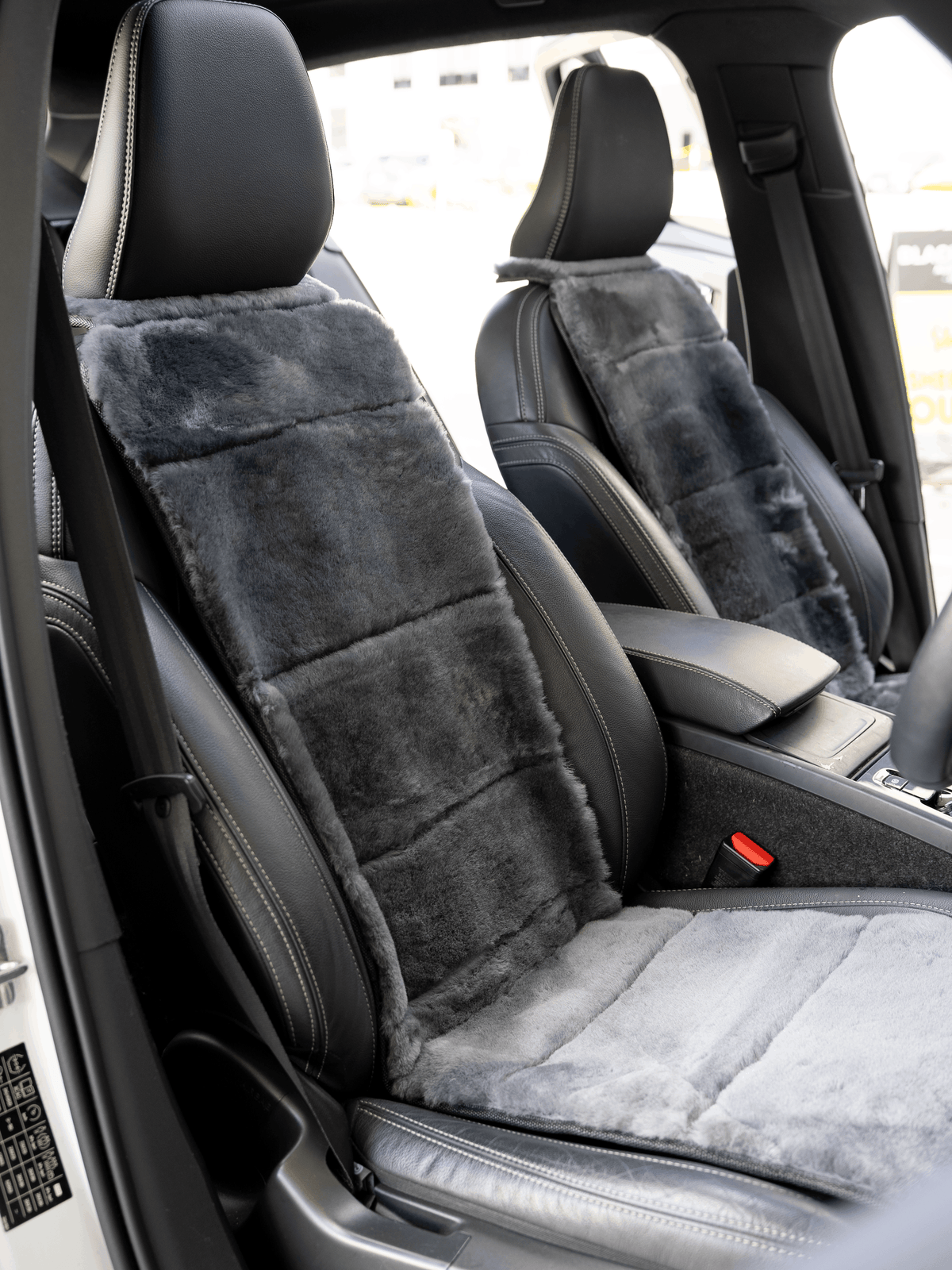 Sheepskin Car Seat Insert — Airbag Safe (Pair)