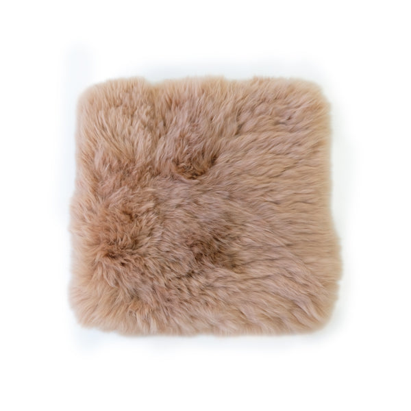 Sheepskin Chair Mat - Toffee Square (50 x 50cm) - Australian Merino Sheepskin Seat Mats - Yellow Earth Australia