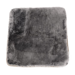 Square Sheepskin Chair Mat - Random Colour