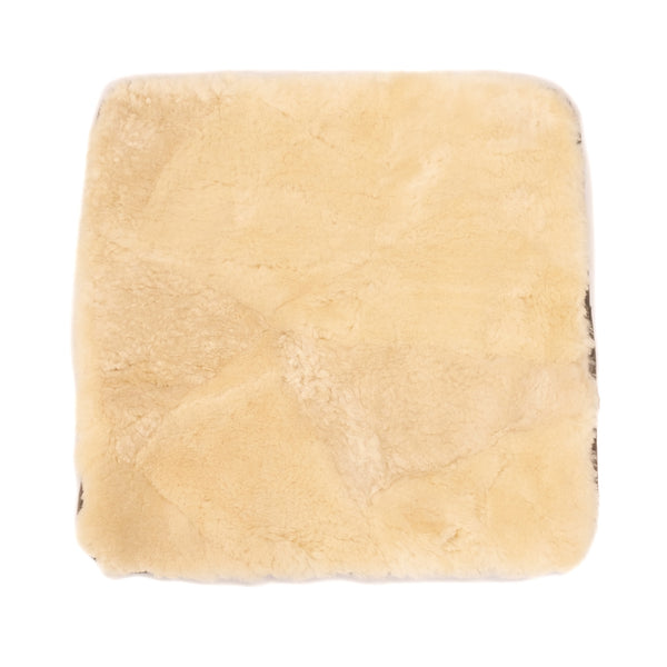 Square Sheepskin Mats - Ivory - Australian Merino Sheepskin Seat Mats (43 x 43cm)