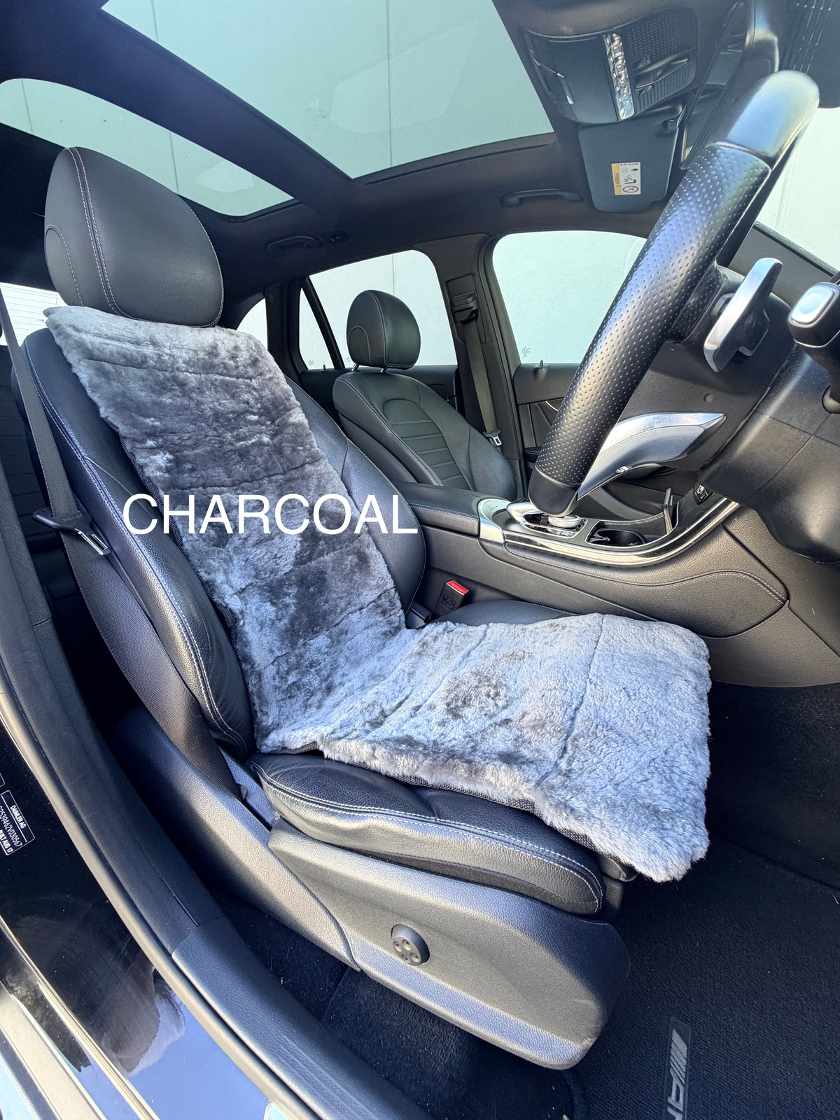 Sheepskin Car Seat Insert — Airbag Safe (Pair)