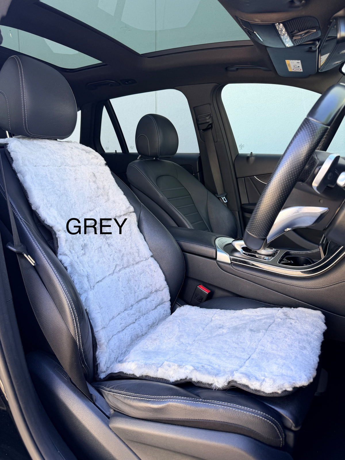 Sheepskin Car Seat Insert — Airbag Safe (Pair)