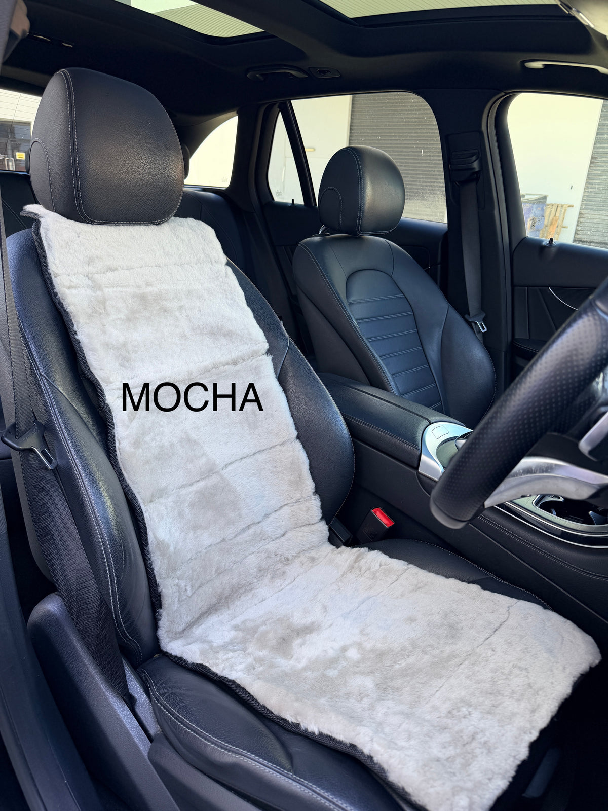 Sheepskin Car Seat Insert — Airbag Safe (Pair)