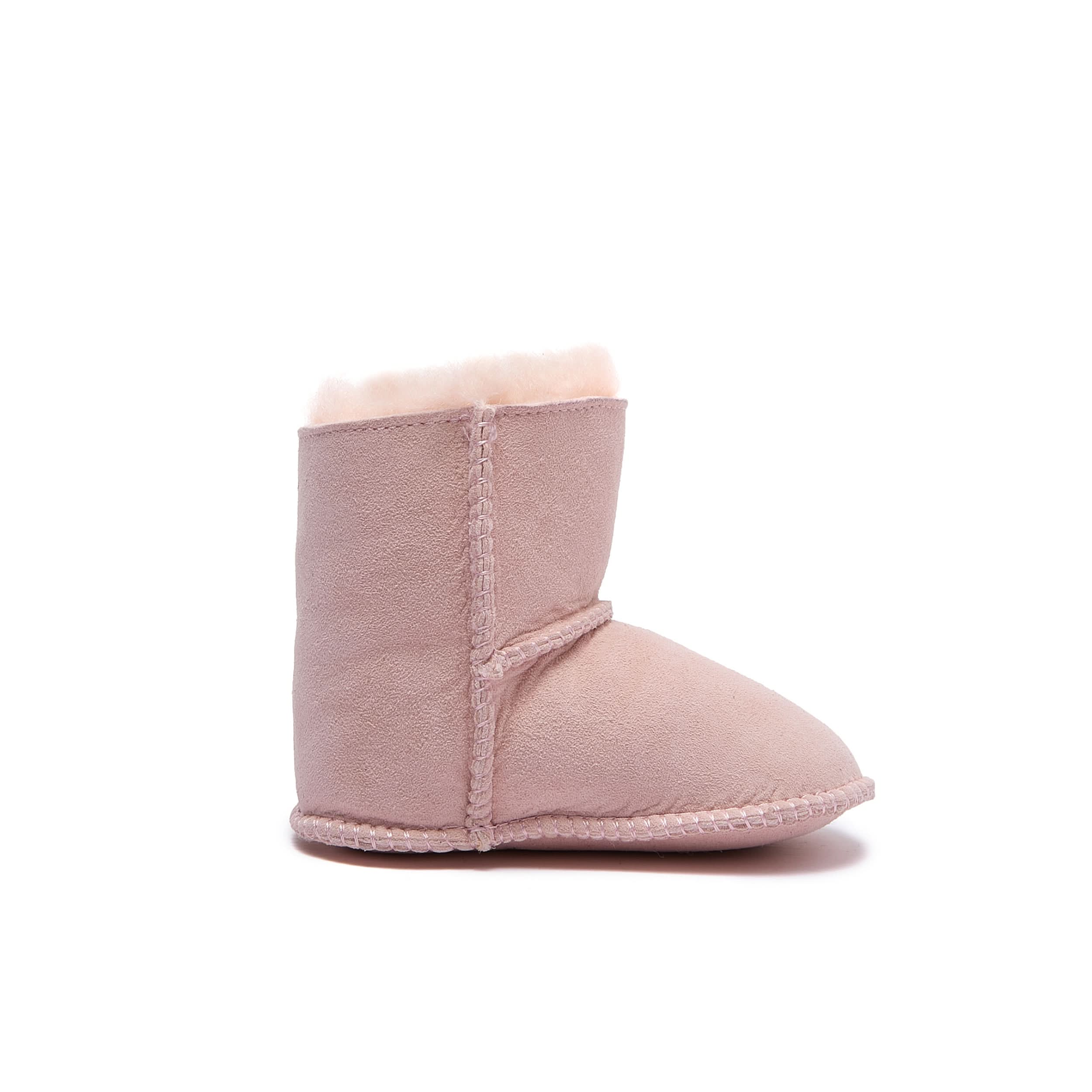 Baby Mini Ugg Booties 0-24 Months - Pink - Handmade Premium Australian Merino Wool & Sheepskin