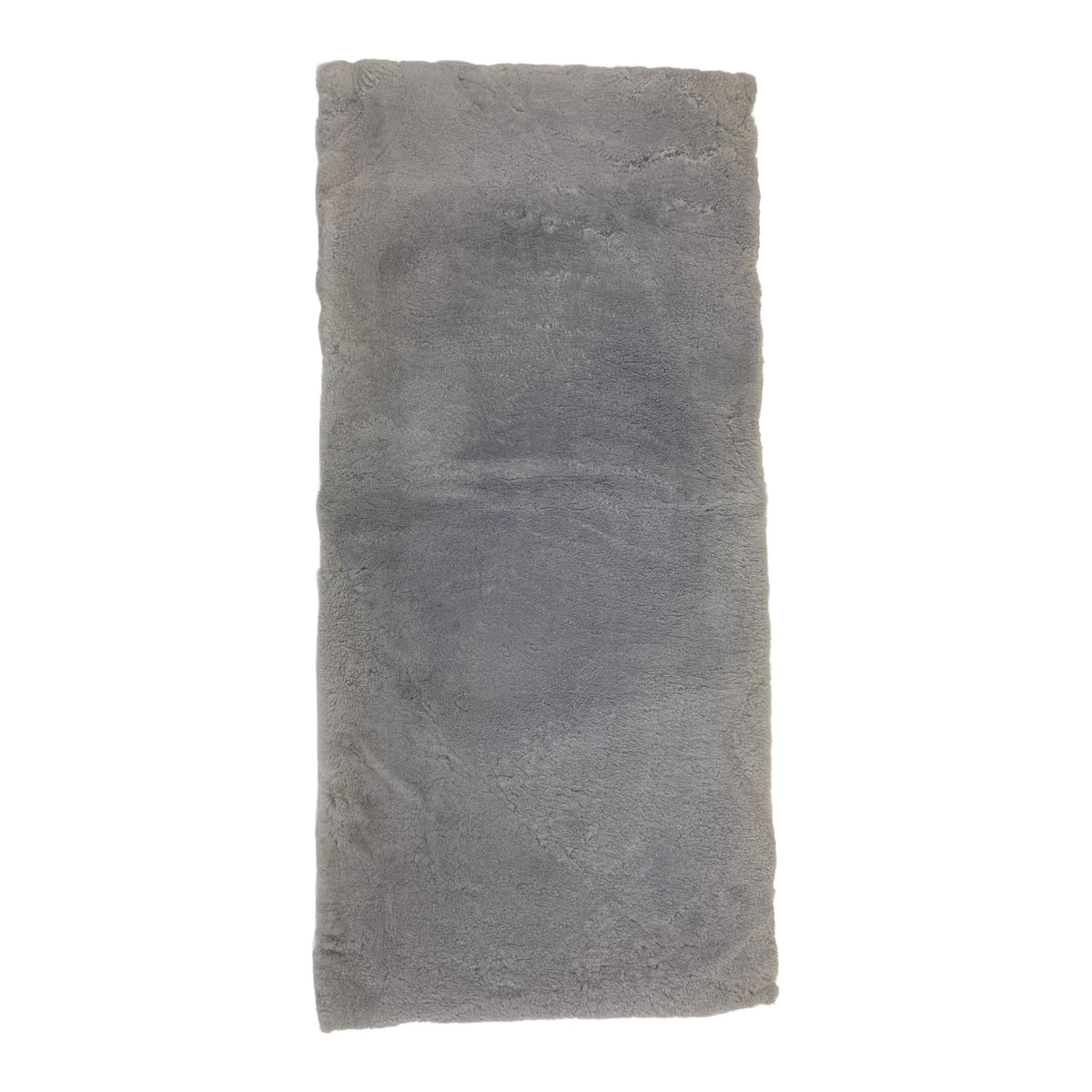 Foam-Backed Sheepskin Plate — 26mm Plain, Grey, 130 x 60cm