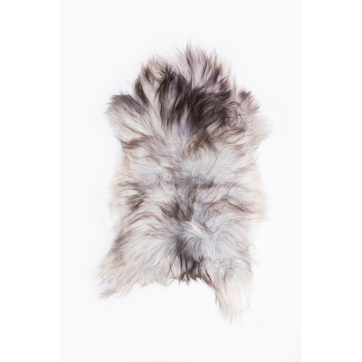 Icelandic Sheepskin Rug — XXL, 100% Genuine Long Wool - Fog